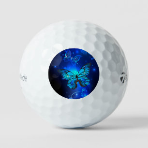 Balles De Golf Morpho Butterfly in the Dark Background