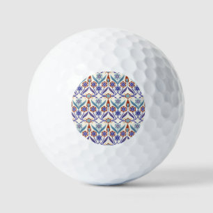 Balles De Golf Mosaïque turque : Motif coloré sans couture