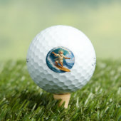 Balles De Golf Moses novelty golf ball product description (T-shirt Insitu)