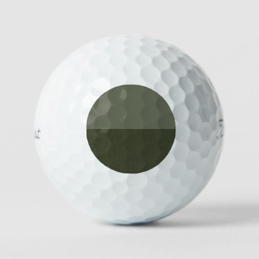 Balles De Golf Moss Green Golf Ball - Texture Design moderne (Recto)