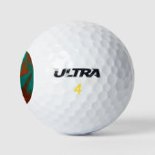 Balles De Golf motif abstrait. (Logo)