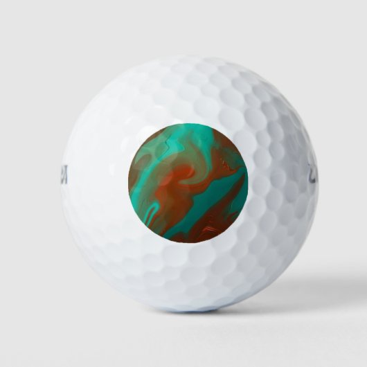 Balles De Golf motif abstrait. (Devant)
