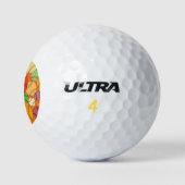 Balles De Golf Motif coloré de Baseballs (Logo)