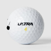 Balles De Golf Motif de barbe et de tuyau (Logo)