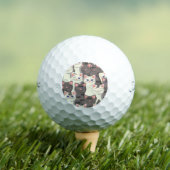 Balles De Golf Motif de chats blancs et gris (T-shirt Insitu)
