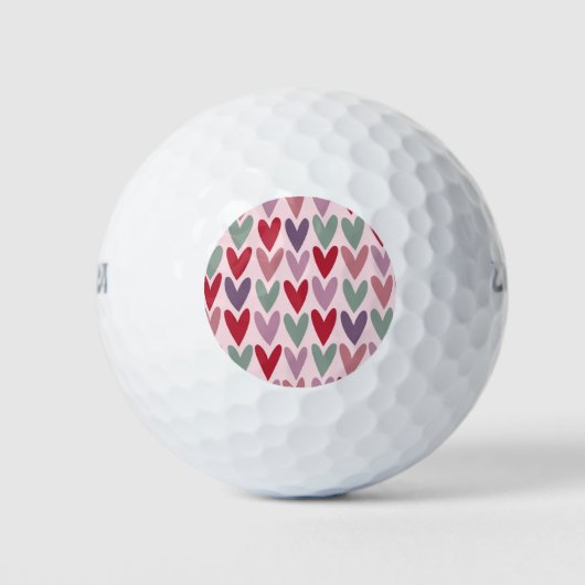 Balles De Golf Motif de coeur 1 (Devant)