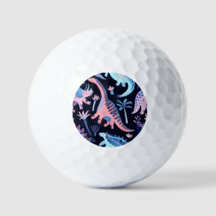 Balles De Golf Motif de dinosaures de bande dessinée mignon.