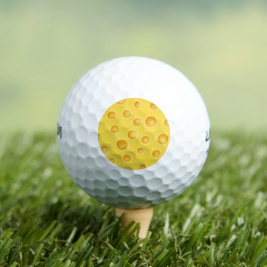 Balles De Golf Motif de texture au fromage suisse (T-shirt Insitu)