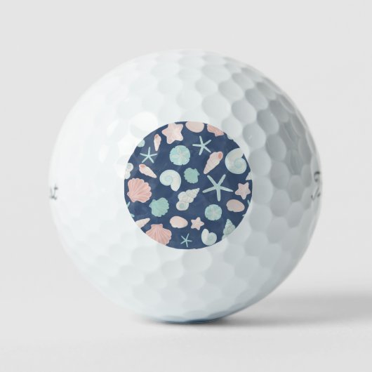 Balles De Golf motif des coquillages (Recto)