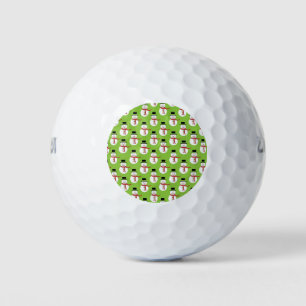 Balles De Golf Motif des neigeurs de Noël