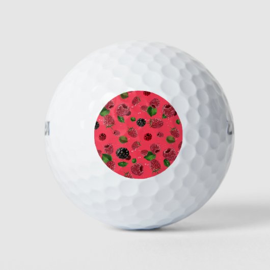 Balles De Golf Motif framboise (Devant)
