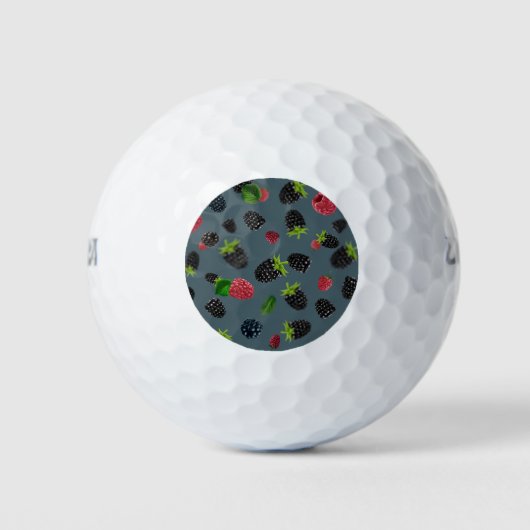 Balles De Golf Motif framboise 2 (Devant)