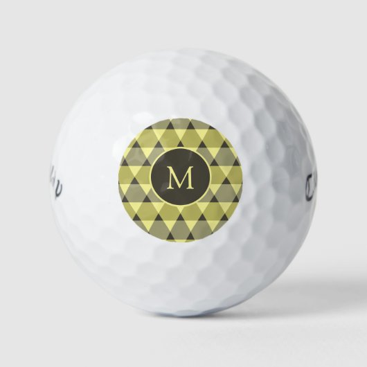 Balles De Golf Motif triangles (Devant)
