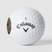 Balles De Golf motif vert en forme de coque (Logo)