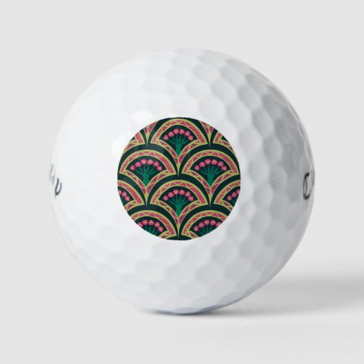 Balles De Golf motif vert en forme de coque (Devant)