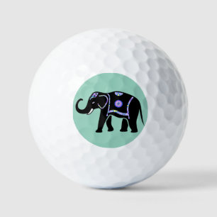 Balles De Golf Motifs décoratifs abstraits d'éléphant animal