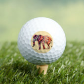Balles De Golf Motifs traditionnels chinois d'éléphant  (T-shirt Insitu)