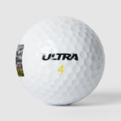 Balles De Golf Moulin À Vent Dans Une Tempête (Logo)