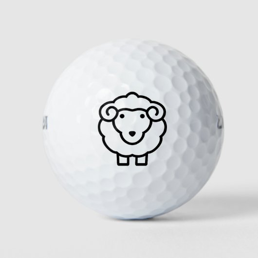 Balles De Golf Mouton (Devant)