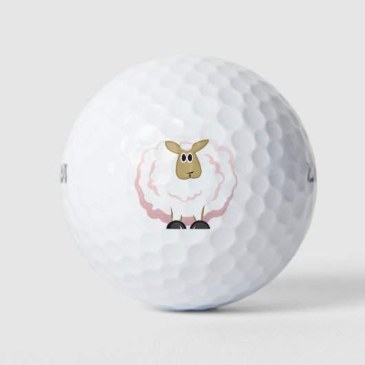 Balles De Golf Mouton blanc souple (Devant)