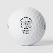 Balles De Golf  Mr & Mrs Groom (Devant)