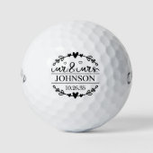 Balles De Golf Mr & Mrs Wedding Favor (Devant)