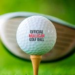 Balles De Golf Mulligan Funny<br><div class="desc">Des balles de golf amusantes font un cadeau unique pour les golfeurs avec un sens de l'humour.</div>
