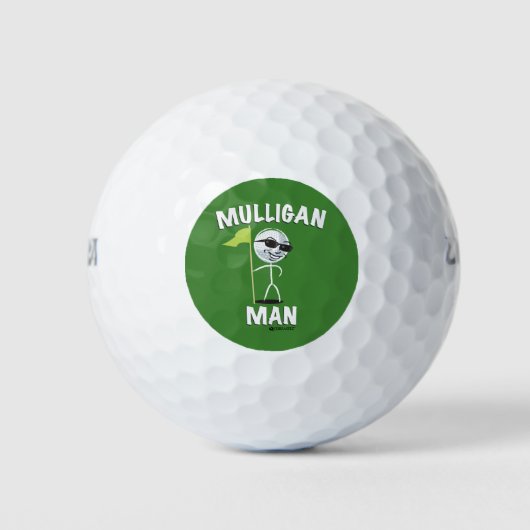 BALLES DE GOLF MULLIGAN HOMME FUNNY (Devant)