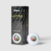 Balles De Golf Mur en stuc rose et gris (Emballage)