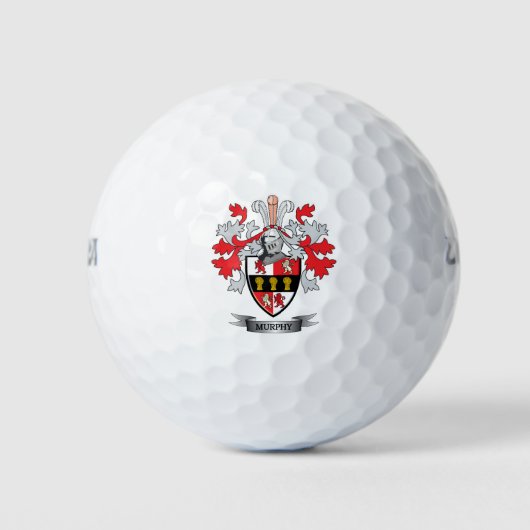 Balles De Golf Murphy Coat of Arms (Devant)