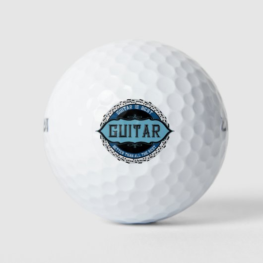 Balles De Golf Musique guitare Cercle (Devant)