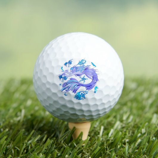Balles De Golf Mystic Fairy Purple Créature Carreaux en céramique (T-shirt Insitu)