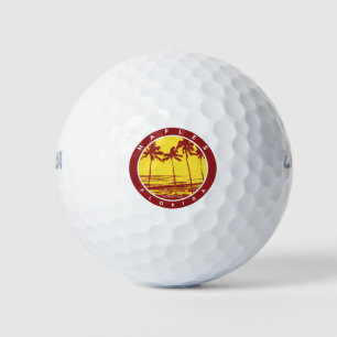 Balles De Golf Naples Florida Palm Trees Beach
