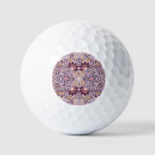 Balles De Golf Nappe à fleurs indiennes : belle motif pastel