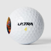 Balles De Golf Nature lunaire Oiseau bleu No 2 (Logo)