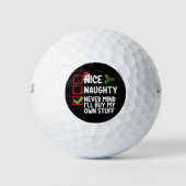 Balles De Golf Naughty Never Mind (Devant)