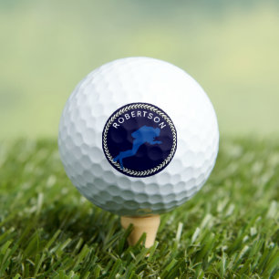 Balles De Golf Nautique Monogramme Côtier Plongeur