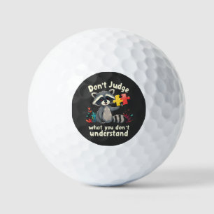 Balles De Golf Ne jugez pas ce que vous ne comprenez pas l'autism