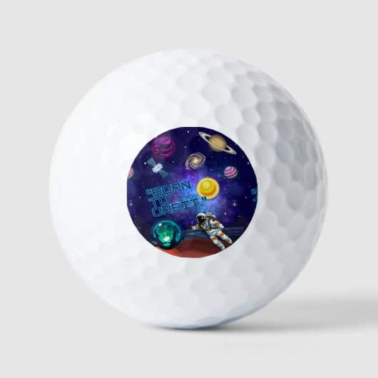 BALLES DE GOLF NÉ POUR ORBITER (Recto)