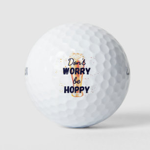Balles De Golf Ne t'inquiète pas d'être chanceux   Pâques