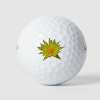 Balles De Golf Nénuphar Lotus jaune