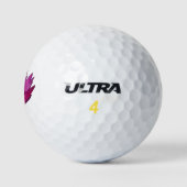Balles De Golf Nénuphar rose Lotus (Logo)