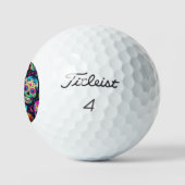 Balles De Golf Neon Sugar Skull (Logo)