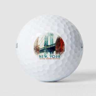 Balles De Golf New York, George Washington Bridge,