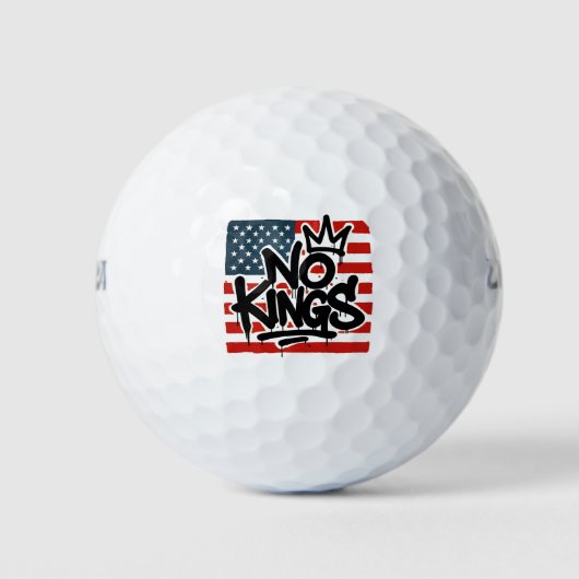 Balles De Golf No Kings In America Save Democracy I dissident Ant (Devant)