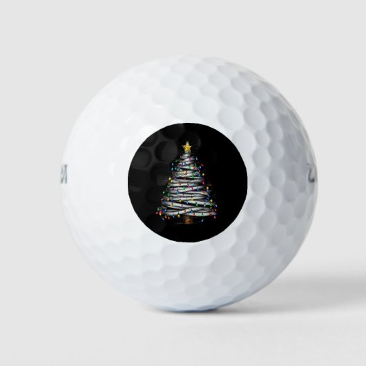Balles De Golf Noël Arbre clair (Devant)