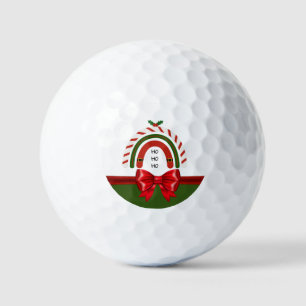 Balles De Golf Noël Arc-en-ciel laissez neiger