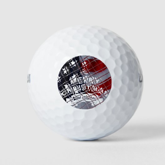 Balles De Golf Noël aux USA : Fête de la Liberté (Devant)