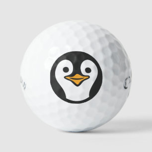 Balles De Golf Noël de Pingouin mignon Appel personnalisé