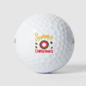 Balles De Golf Noël d'été (Devant)